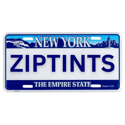 Ziptints™ Privacy Plate